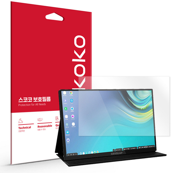 스코코 제우스랩 Z16P PRO MAX 올레포빅 액정보호필름 세트, 1개