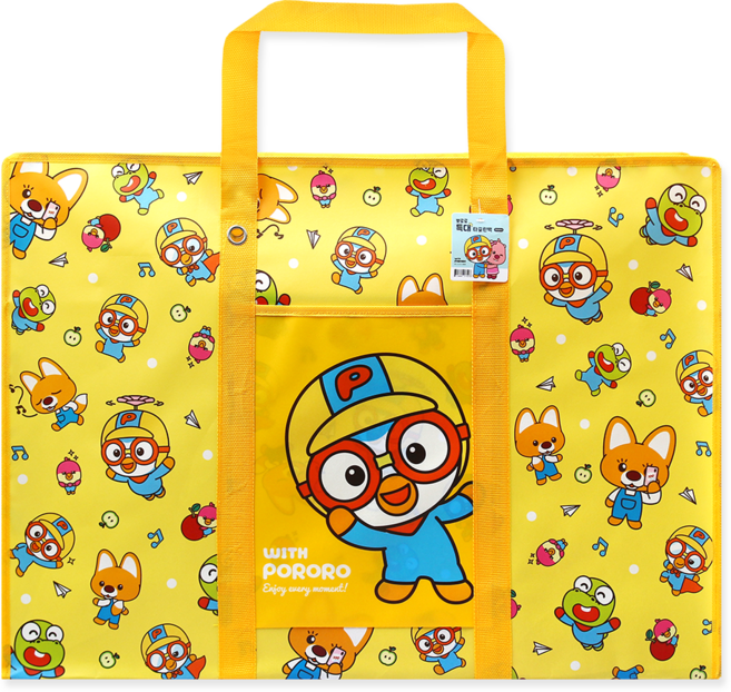 포포팬시 뽀로로 타포린백, 옐로우, 1개