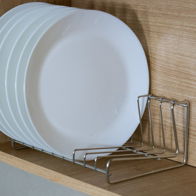 에브리윅 304 스텐 접시 도마꽂이 정리대 L, 2개