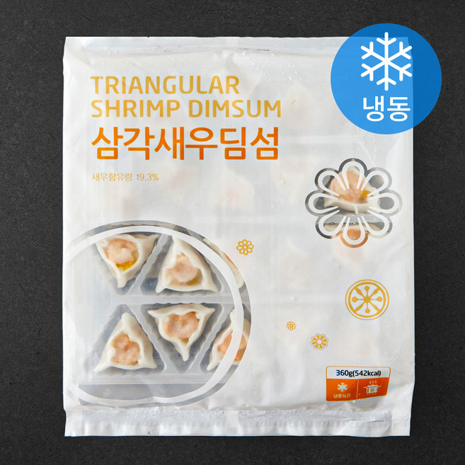 랜시 중국산 삼각새우딤섬 (냉동), 360g, 1개