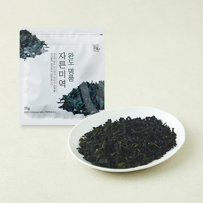 주일 완도 명품 자른미역, 1개, 20g