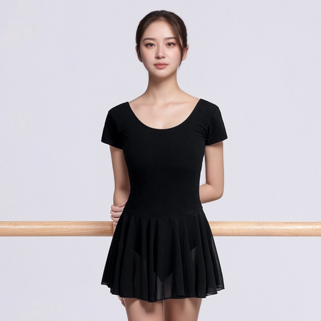 Marketpia 女款一體式雪紡芭蕾舞衣