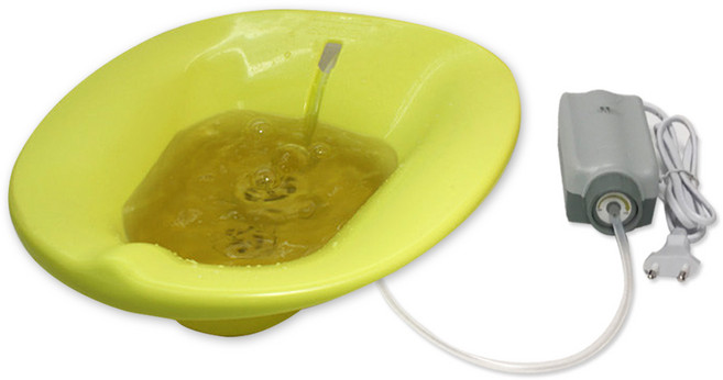 에코센 젤리 버블 좌욕기, EBC-455S1(본품),BT-A35(기포발생기), 라임그린