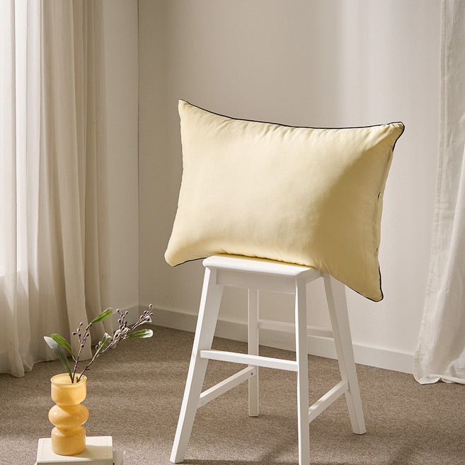 아띠랑스 통세탁 진드기방지 호텔식 엣지 베개솜, 옐로우, 1개