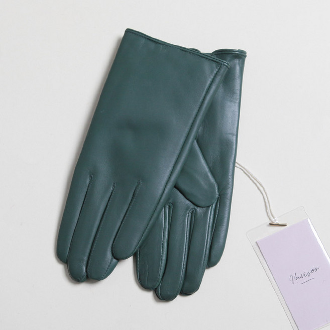 바비수 여성용 보누 클래식 가죽 퍼 장갑