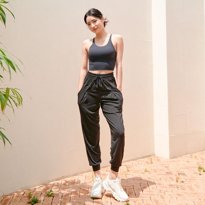 장사부 여성용 요가 조거 팬츠