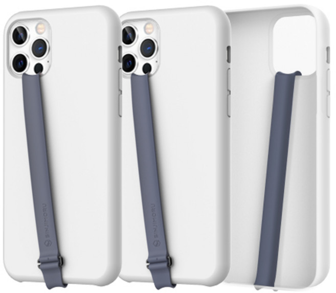 신지모루 3세대 클립형 실리콘 휴대폰 핑거스트랩 210, 3개, 네이비