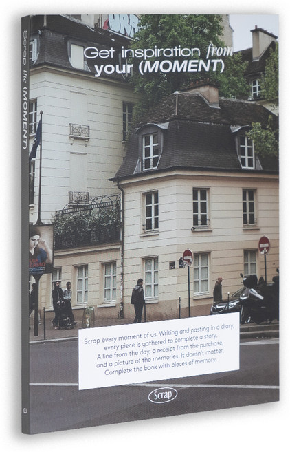 루카랩 스크랩 더 모먼트 노트, 03 브라운 시티 무선, 1개