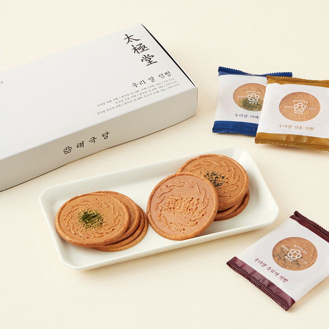 태극당 우리쌀 전병 14g x 3종 x 4개입 세트, 1세트