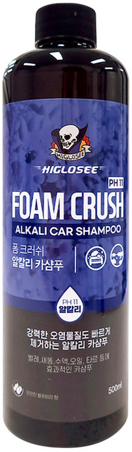 하이글로씨 폼 크러쉬 알칼리 카샴푸, 1개, 500ml