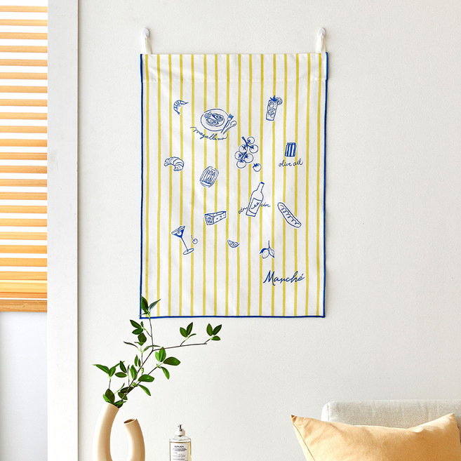 모던하우스 그라피크 썸머마켓 패널커튼