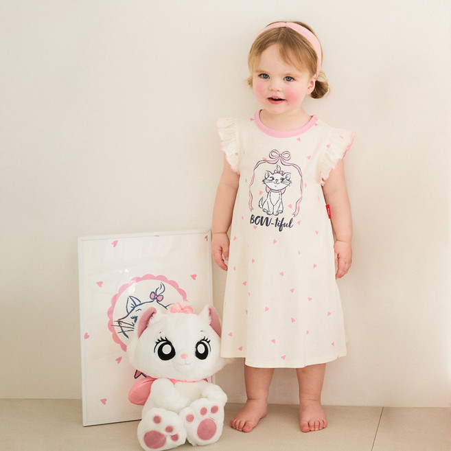 몰리멜리프렌즈 디즈니 마리 뷰티풀 원피스 파자마