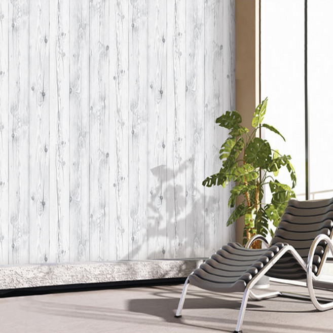 현대시트 패널우드 화이트 무늬목 시트지, 22344, 50 x 1500 cm