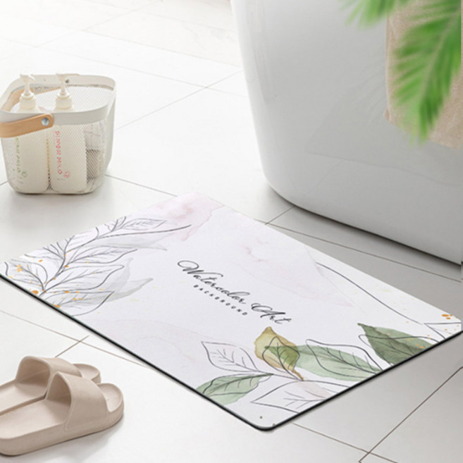 위더홈 다용도 워터컬러 물 흡수매트, 화이트