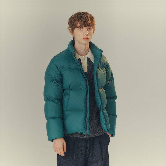 마인드브릿지 남성용 두굿 숏다운 오버핏 점퍼 MYDJ8150