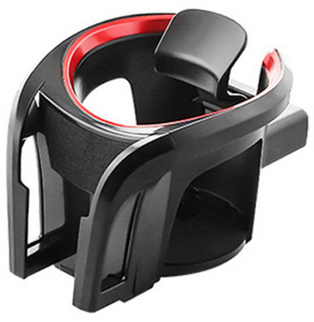 어반카 커브 슬롯 컵홀더 송풍구 휴대폰 거치대, 1개, 레드