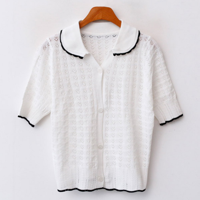 엔비룩 여성용 어반 카라 니트