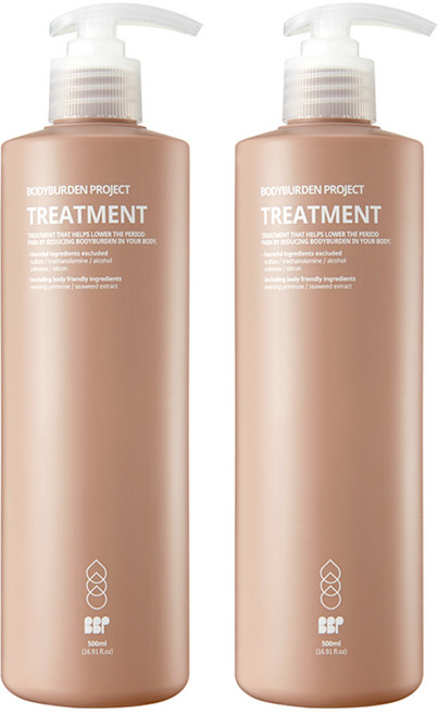 바디버든프로젝트 트리트먼트 로즈마리향, 2개, 500ml
