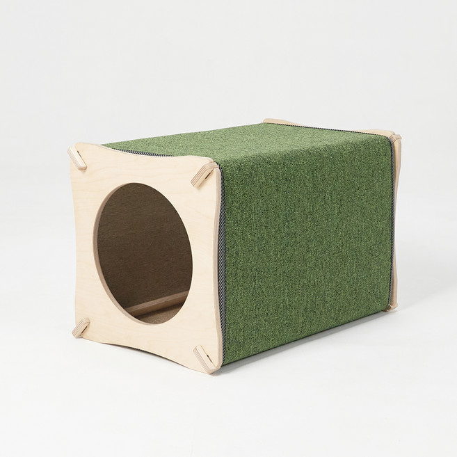 힐링타임 갈가리 사각 스크래쳐, 그린, 1개