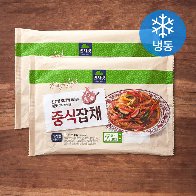 면사랑 중식잡채 (냉동), 298g, 2개