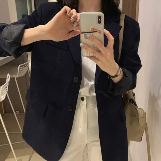 Goodif 女款簡約經典西裝外套