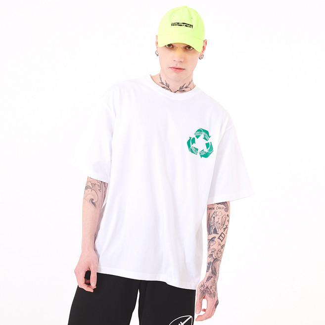 IAmNotAHumanbeing 男士透氣RECYCLE T恤