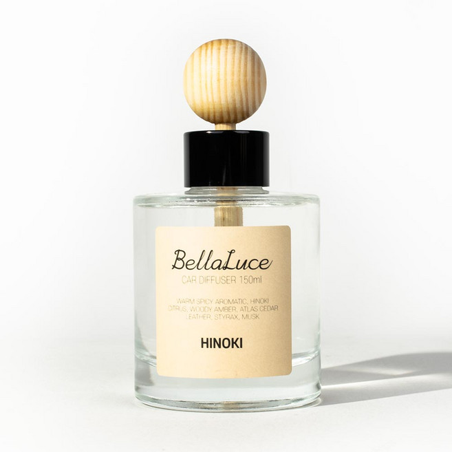 벨라루체 글리터 디퓨저 150ml, 1개, 히노끼