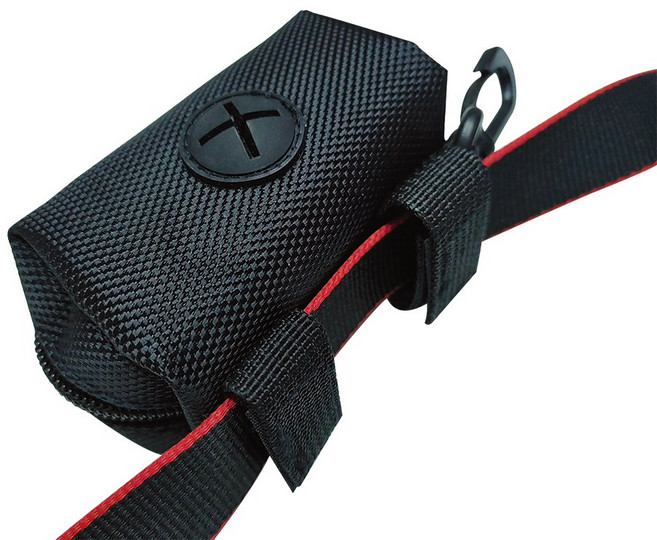 강아지 머글리 배변봉투 산책용 파우치, 블랙, 1개