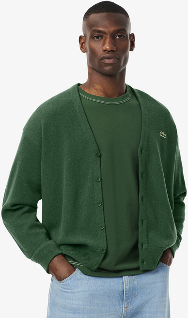 라코스테 남성용 링스링스 울 가디건 AH0397-55N