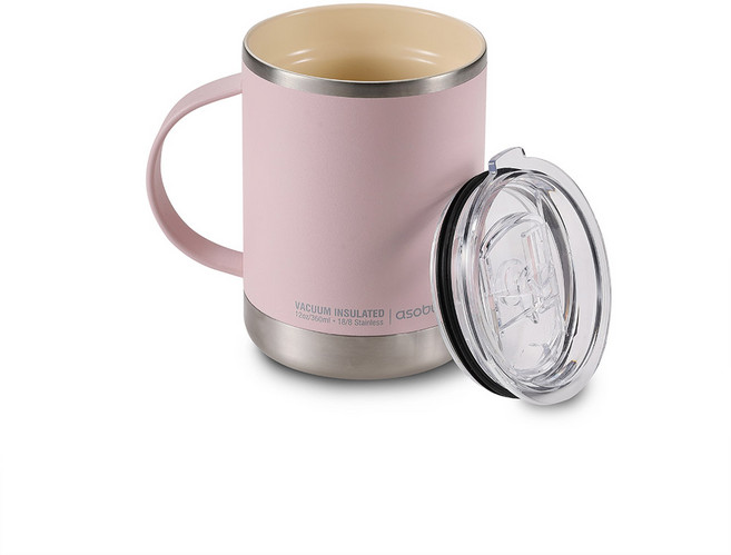 아소부 얼티밋 머그컵 360ml, 핑크, 1개