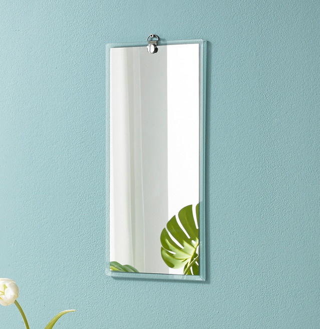 온맘컴퍼니 누드특소 유리 벽걸이 거울, 투명