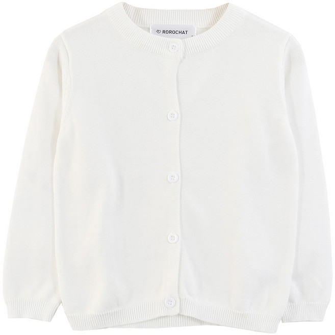 로로샤 아동용 심플 니트 가디건