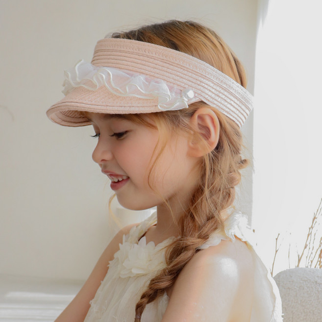 채니봉봉 여아용 샤르르 프릴햇 썬캡 모자
