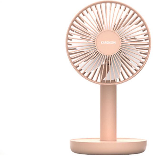 카론슨 AURA 휴대용 탁상 선풍기, KA-FAN AU, 새먼 핑크