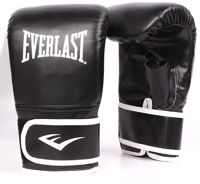 Everlast Master 2 魔鬼氈沙包拳擊手套 雙手組, 1組, 黑色