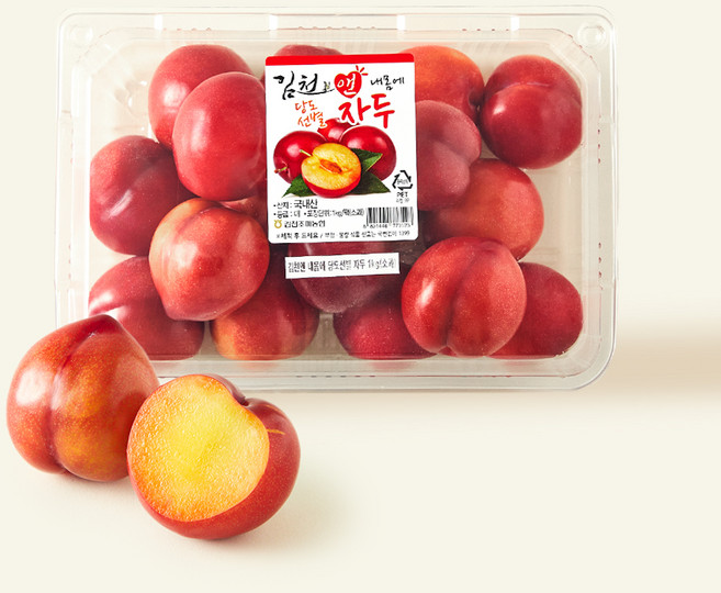 김천앤 내몸에 당도선별 자두 소과, 1개, 1kg