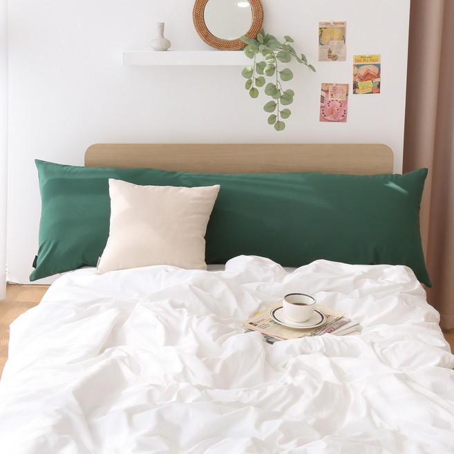 포홈 핸드메이드 바디필로우 커버, 비비드 그린