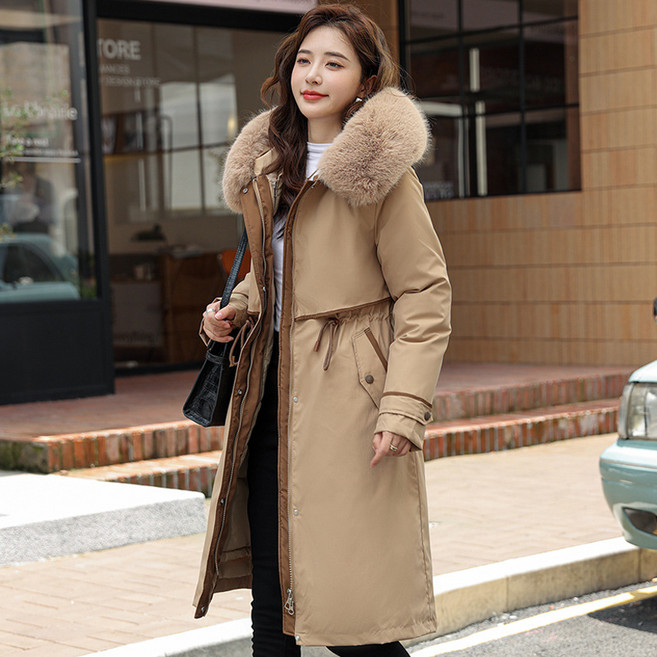 BanYa Story女款冬季可拆卸羽絨長羽絨大衣 PP157