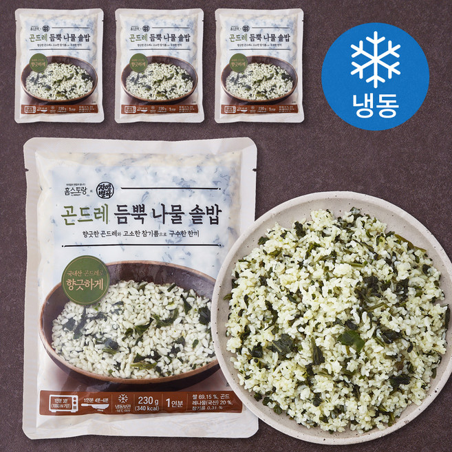 자연별곡 곤드레 듬뿍 나물 솥밥 (냉동), 230g, 4개