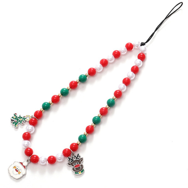 워너프 크리스마스 필링 휴대폰 스트랩 포인트 필링, 1개