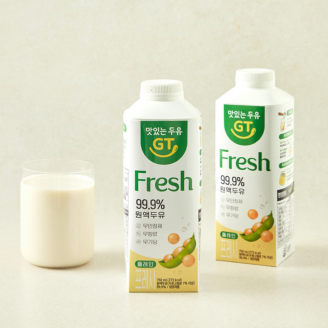 남양유업 맛있는 두유 GT Fresh, 2개, 750ml