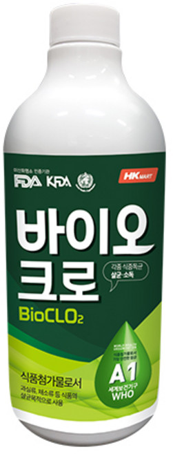 에이치케이마트 바이오크로 이산화염소 원액, 1L, 1개