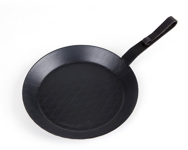 800도씨 격자무늬 편수손잡이 스테이크팬 인덕션 IH, 24 cm, 1개