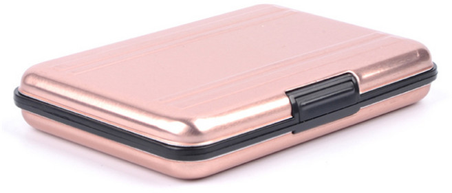 알루미늄 SD 메모리 카드 보관 케이스 핑크 SD88