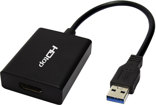 에이치디탑 USB 3.0 to HDMI 컨버터 FHD 외장 그래픽 확장카드, HT-3C023, 1개