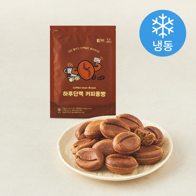 하루단백 커피콩빵 (냉동), 300g, 1개, 1개입