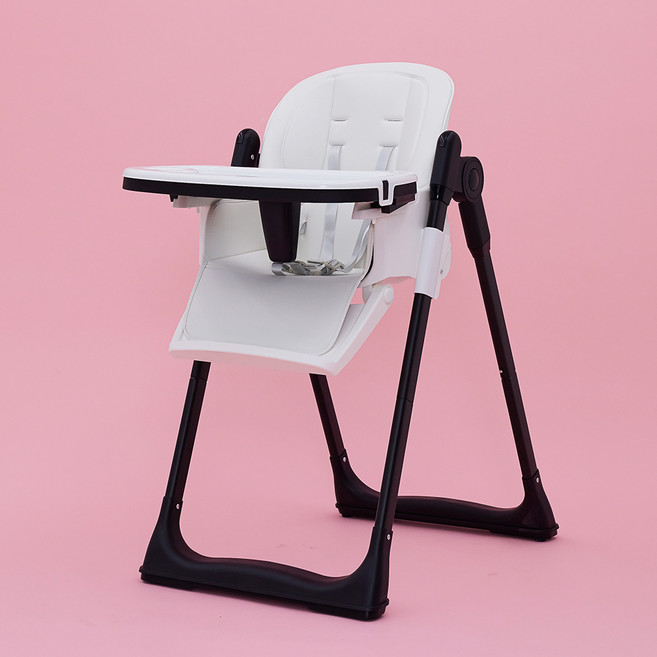 코넘 유아용 뉴 투톤 하이체어, 화이트