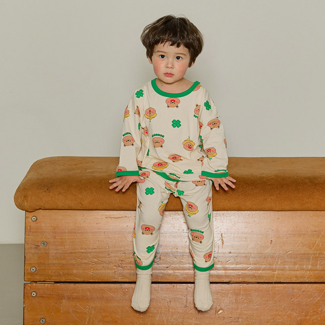 코디아이 아동용 클로두두 통통핏 실내복 상하의 세트