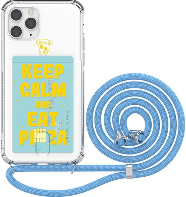 JUST4YOU 킵캄 투명방탄 강화 목걸이 케이스