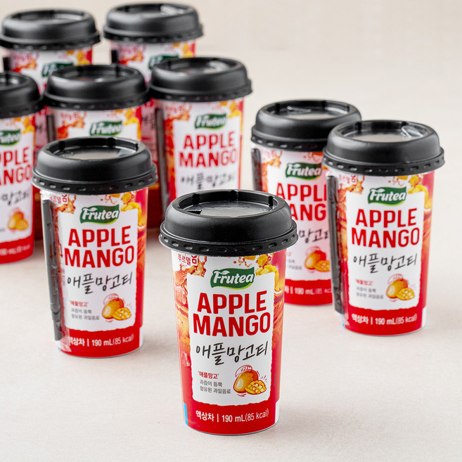 푸르밀 푸르티 애플망고티, 10개, 190ml
